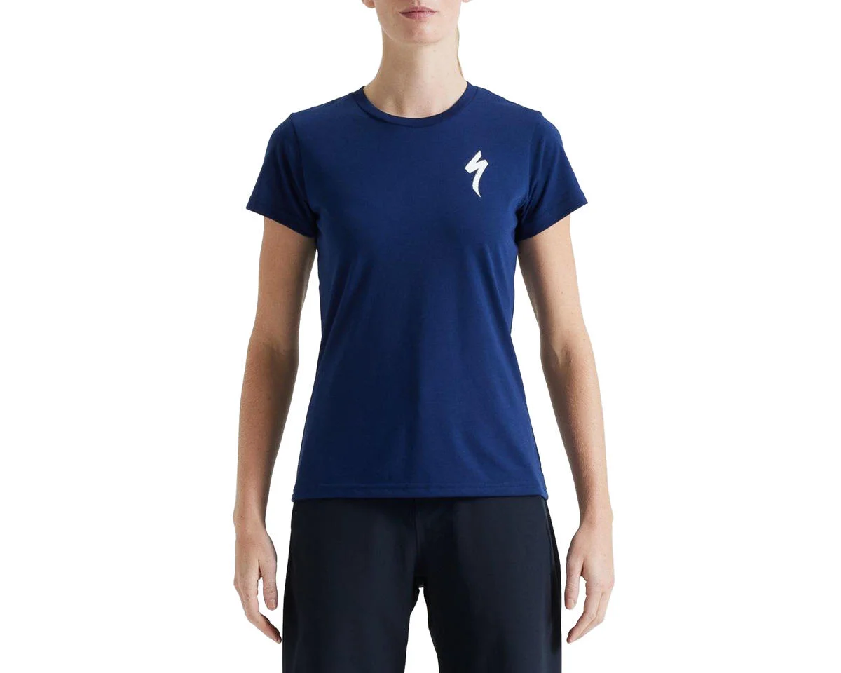 Specialized Women's S-Logo Short Sleeve T-Shirt (Deep Marine Blue) (2XL)